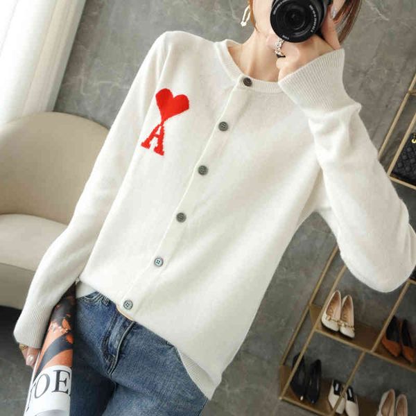 women's knits & tees winter fall of women in cardigan mesh the red neck heart letter print long sleeves casual nightgown lady clothes q, White
women's knits & tees winter fall of women in cardigan mesh the red neck heart letter print long sleeves casual nightgown lady clothes q, White