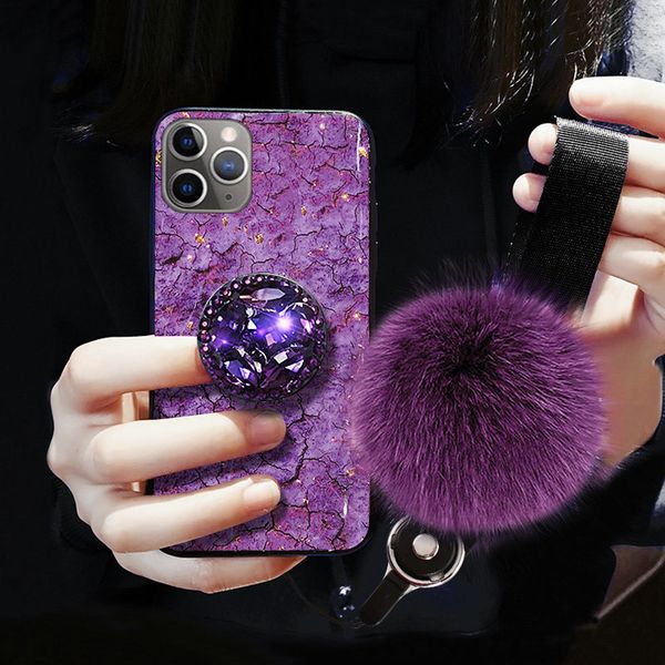 diamond hair ball lanyard bracket soft iphone 12 pro max phone cases coque iphone 11 pro max case x xs xr max 7 8 plus 3d bling holder
diamond hair ball lanyard bracket soft iphone 12 pro max phone cases coque iphone 11 pro max case x xs xr max 7 8 plus 3d bling holder