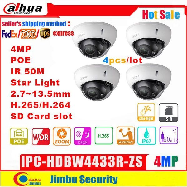 dahua ip camera 4mp poe starlight ipc-hdbw4433r-zs 4pcs/lot 2.7mm ~13.5mm motorized lens h2.65 ir50m sd card slot ik1 ip671
dahua ip camera 4mp poe starlight ipc-hdbw4433r-zs 4pcs/lot 2.7mm ~13.5mm motorized lens h2.65 ir50m sd card slot ik1 ip671