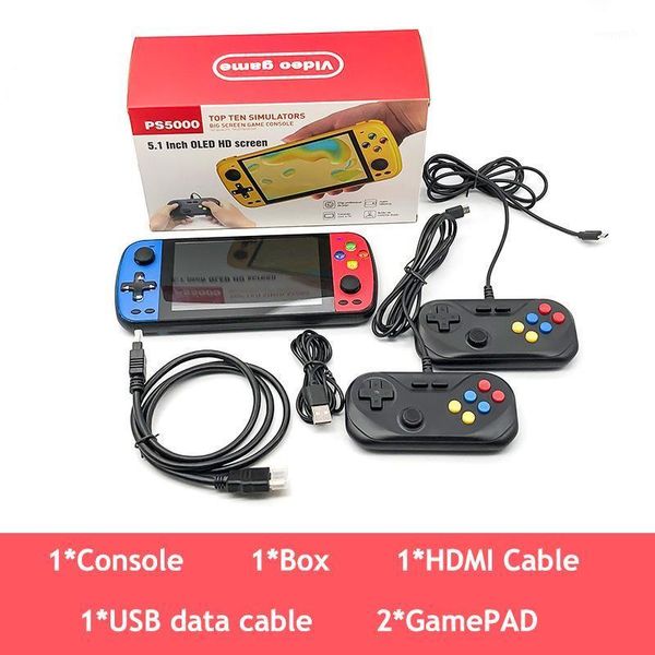 ips 5.1 inch ps5000 double handheld game player arcade 128 bit retro game console 64g 6000+ games gaming consoles with gamepads1
ips 5.1 inch ps5000 double handheld game player arcade 128 bit retro game console 64g 6000+ games gaming consoles with gamepads1