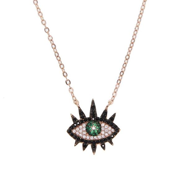 chains bohemia turkish evil eye pendant necklace rose gold color black white eyelash fashion women jewelry, Silver
chains bohemia turkish evil eye pendant necklace rose gold color black white eyelash fashion women jewelry, Silver