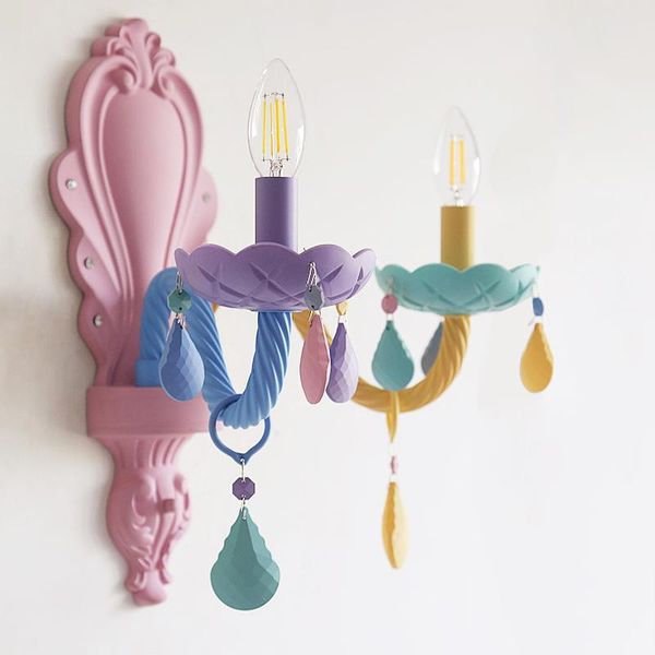modern wall lamp macaron cartoon warm american minimalist bedside lamp girl room colorful crystal wall light
modern wall lamp macaron cartoon warm american minimalist bedside lamp girl room colorful crystal wall light