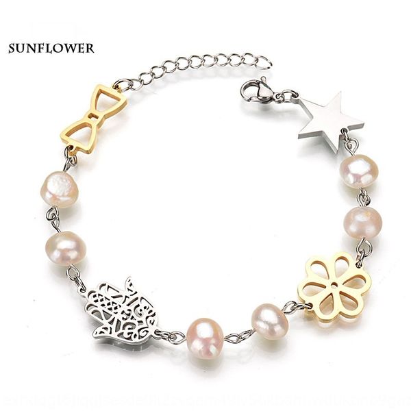 fashion hollowed bracelet braceletjewelry braceletout fatima's handjapan and south korea's versatile five pointed star lady's, Golden;silver
fashion hollowed bracelet braceletjewelry braceletout fatima's handjapan and south korea's versatile five pointed star lady's, Golden;silver