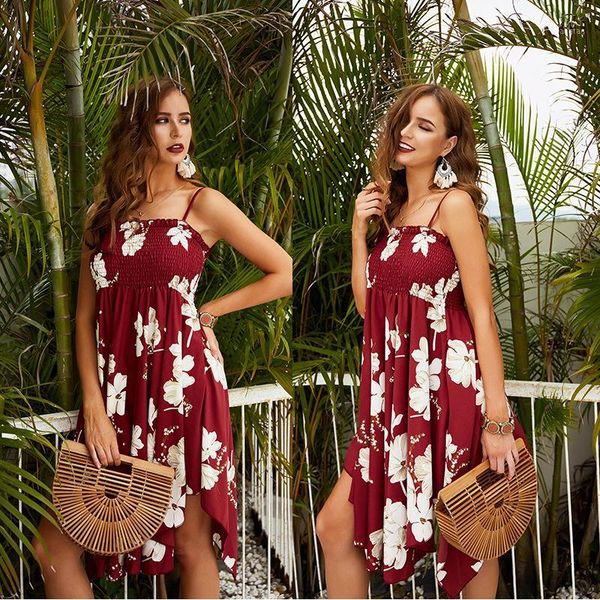 summer boho high waist slip wrap dress women beach floral print beach party off shoulder midi dress sundress robe vestidos1, Black;gray
summer boho high waist slip wrap dress women beach floral print beach party off shoulder midi dress sundress robe vestidos1, Black;gray