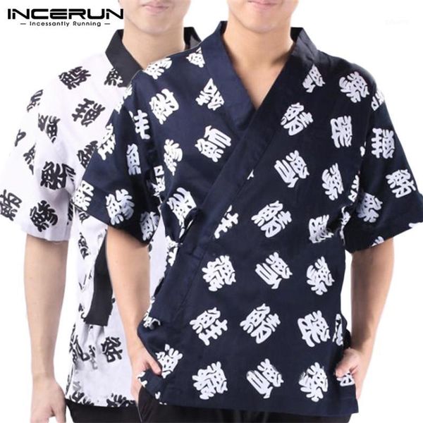 incerun man half sleeve printed shirts casual v neck cardigan outwear shirt men vintage japanese kimono blouse floral 5xl1, White;black
incerun man half sleeve printed shirts casual v neck cardigan outwear shirt men vintage japanese kimono blouse floral 5xl1, White;black