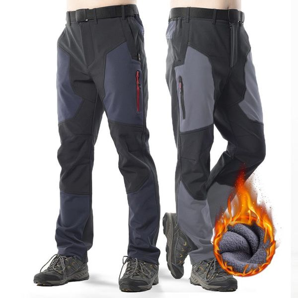 new winter outdoor waterproof hiking pants men warm windproof stretch trousers ski climb camping softshell fleece pants, Black;green
new winter outdoor waterproof hiking pants men warm windproof stretch trousers ski climb camping softshell fleece pants, Black;green