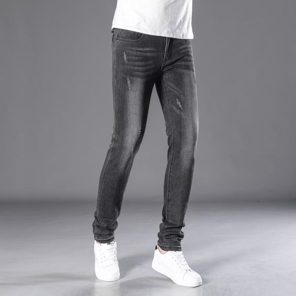 men's jeans slim straight stretch male denim pants streetwear casual trousers fashion mens brand kg-552, Blue
men's jeans slim straight stretch male denim pants streetwear casual trousers fashion mens brand kg-552, Blue