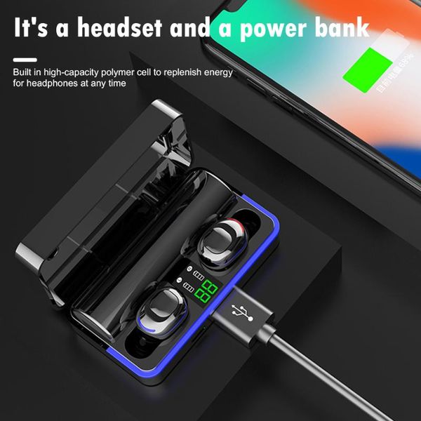 wireless earphones digital display waterproof in-ear stereo mini hands-6d bass earbuds with 2200mah charging case
wireless earphones digital display waterproof in-ear stereo mini hands-6d bass earbuds with 2200mah charging case