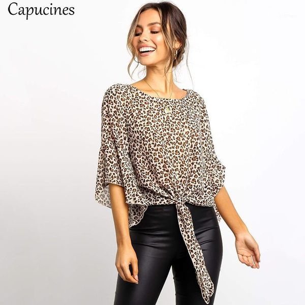 knotted front leopard women blouse 2020 autumn round neck half sleeve boho print chiffon shirt casual office lady workwear1, White
knotted front leopard women blouse 2020 autumn round neck half sleeve boho print chiffon shirt casual office lady workwear1, White