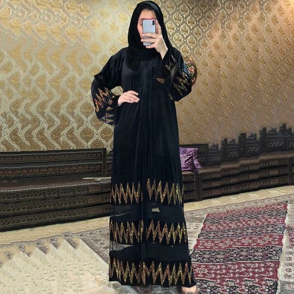 muslim fashion abayas for women dubai turkish stones long sleeve dress evening elegant gowns islamic clothing moroccan kaftan, Black;gray
muslim fashion abayas for women dubai turkish stones long sleeve dress evening elegant gowns islamic clothing moroccan kaftan, Black;gray