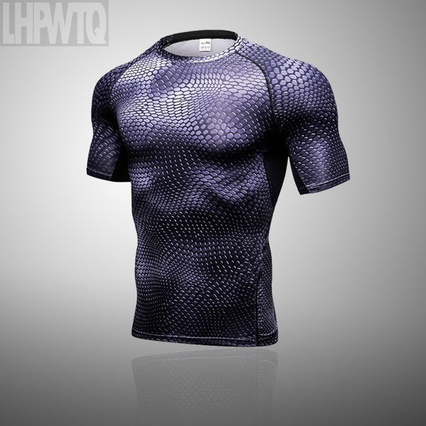 fashion men's summer running shirt 2020 latest tight men snakeskin print sports compression elastic short sleeve t-shirt, Black;blue
fashion men's summer running shirt 2020 latest tight men snakeskin print sports compression elastic short sleeve t-shirt, Black;blue