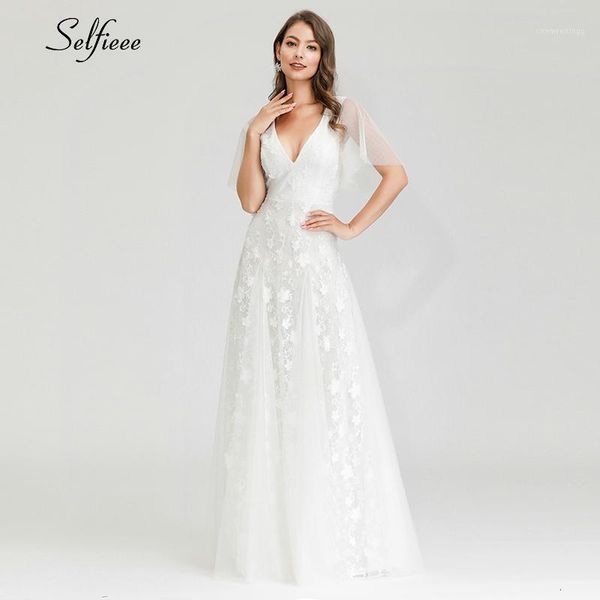ladies white floral lace dress women a-line ruffles sleeve double v-neck maxi dress elegant formal party vestido de fiesta1, Black;gray
ladies white floral lace dress women a-line ruffles sleeve double v-neck maxi dress elegant formal party vestido de fiesta1, Black;gray