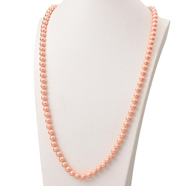 wholesale 8mm long orange pearl necklace making pearl shell artificial chain necklace jewelry women birthday gift 36inch h871, Silver
wholesale 8mm long orange pearl necklace making pearl shell artificial chain necklace jewelry women birthday gift 36inch h871, Silver