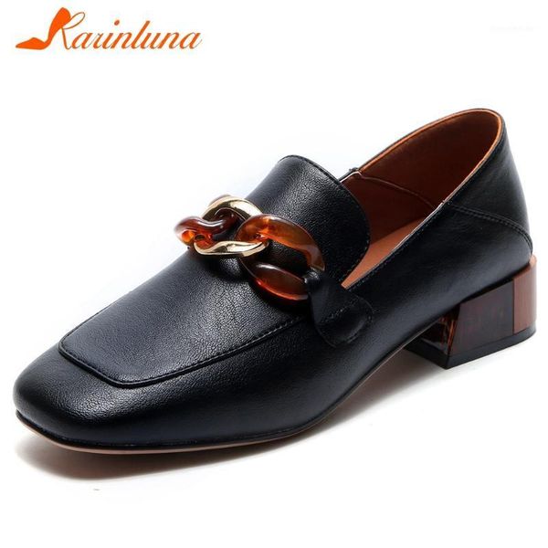 dress shoes karin leisure female fashion pumps chain slip on solid med heels women spring shoes1, Black
dress shoes karin leisure female fashion pumps chain slip on solid med heels women spring shoes1, Black