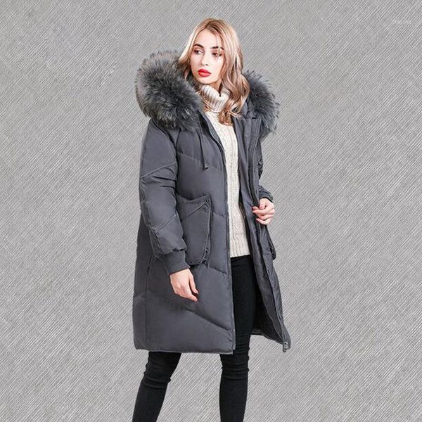 huge real natural raccoon fur 2019 new winter jacket women white duck down jacket warm parka female plus size hooded coat1, Black
huge real natural raccoon fur 2019 new winter jacket women white duck down jacket warm parka female plus size hooded coat1, Black