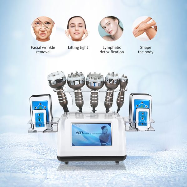 6 in 1 multipolar rf burst fat meter reduce fat firm skin 8 pole rf 40k burst lipo laser ultrasonic cavitation slimming spa salon equipment
6 in 1 multipolar rf burst fat meter reduce fat firm skin 8 pole rf 40k burst lipo laser ultrasonic cavitation slimming spa salon equipment