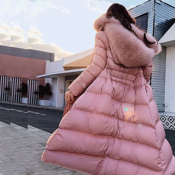 women's winter natural fox coat, white duck feather parka, 2020
women's winter natural fox coat, white duck feather parka, 2020