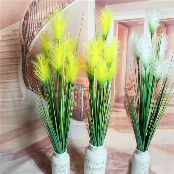 7 heads fake reed bouquet silk onion grass large artificial tree wedding flower plastic autumn plants for home party decoration 1029
7 heads fake reed bouquet silk onion grass large artificial tree wedding flower plastic autumn plants for home party decoration 1029