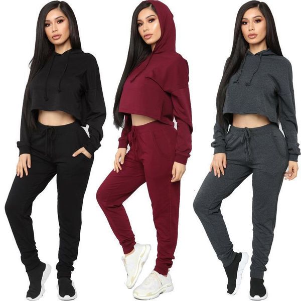 new ladies casual tracksuit women long sleeve pullover hoodies sweatshirt pants gym sets two-piece casual sportswear suit, Gray
new ladies casual tracksuit women long sleeve pullover hoodies sweatshirt pants gym sets two-piece casual sportswear suit, Gray