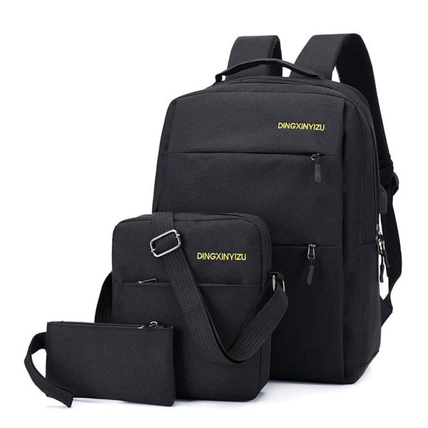 3set multi-functional men casual outdoor travel teen school bags mochilas male student backpack c1003
3set multi-functional men casual outdoor travel teen school bags mochilas male student backpack c1003