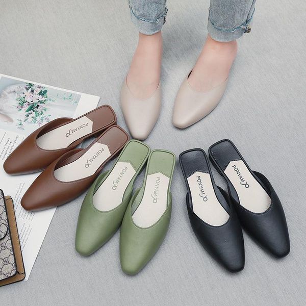 slippers baotou half female summer wear flat bottom low heel one foot lazy sandals and net red 2021, Black
slippers baotou half female summer wear flat bottom low heel one foot lazy sandals and net red 2021, Black