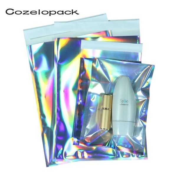 100pcs laser self sealing plastic envelopes mailing storage bags holographic gift jewelry poly adhesive courier packaging bbyafp
100pcs laser self sealing plastic envelopes mailing storage bags holographic gift jewelry poly adhesive courier packaging bbyafp
