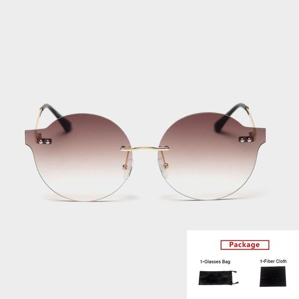 sunglasses mimiyou rivet round women street snap rimless men retro fashion glasses brand uv400 eyeglasses shades, White;black
sunglasses mimiyou rivet round women street snap rimless men retro fashion glasses brand uv400 eyeglasses shades, White;black
