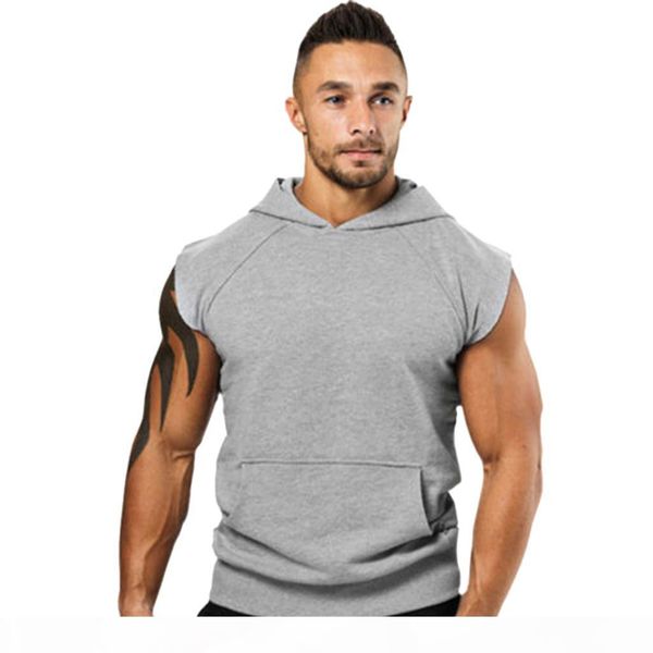 fashionable men' hooded vest jackets summer bodybuilding gyms lightweight sleeveless contrast hoodie tank male clothing mx200815, White;black
fashionable men' hooded vest jackets summer bodybuilding gyms lightweight sleeveless contrast hoodie tank male clothing mx200815, White;black