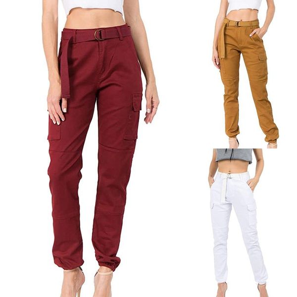 women's pants & capris women high waist slim fit jogger cargo camouflage for with matching belt pantalones de mujer pantalon femme, Black;white
women's pants & capris women high waist slim fit jogger cargo camouflage for with matching belt pantalones de mujer pantalon femme, Black;white