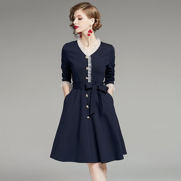 pa48d 1935207-2020 autumn winter 1935207-2020 women's organza stitching lady temperament simple women commuter thin new dress autumn wi, Black;gray
pa48d 1935207-2020 autumn winter 1935207-2020 women's organza stitching lady temperament simple women commuter thin new dress autumn wi, Black;gray