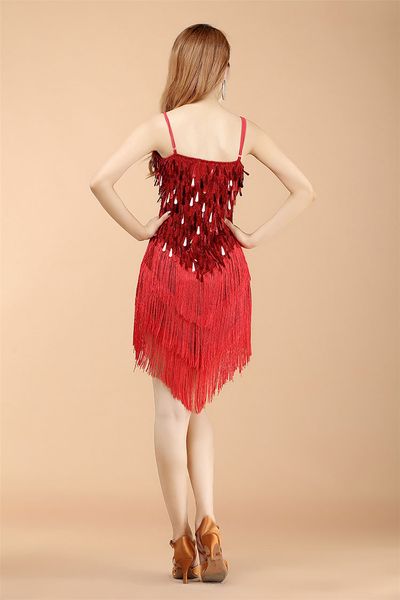 elegant women dance dress latin dance tassel dress women sequin fringe latin skirt samba dance latin salsa dresses costumes, Black;red
elegant women dance dress latin dance tassel dress women sequin fringe latin skirt samba dance latin salsa dresses costumes, Black;red