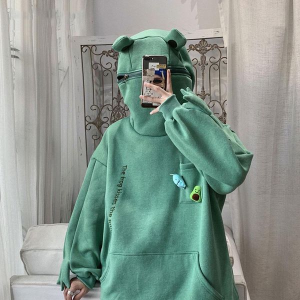2021 new harajuku женщины hoodie лягушка пуловер зимний смысл с капюшоном повседневные толстовки осень вышивка свободные верхние куклы толст, Black
2021 new harajuku женщины hoodie лягушка пуловер зимний смысл с капюшоном повседневные толстовки осень вышивка свободные верхние куклы толст, Black