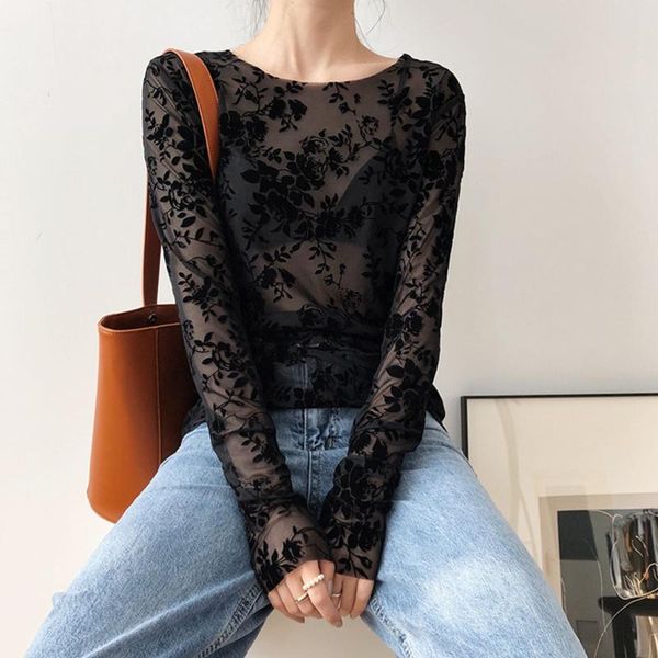 women's t-shirt women long sleeve autumn fashion brand lace female tees designer o-neck slim fit tshirt casual clothing, White
women's t-shirt women long sleeve autumn fashion brand lace female tees designer o-neck slim fit tshirt casual clothing, White