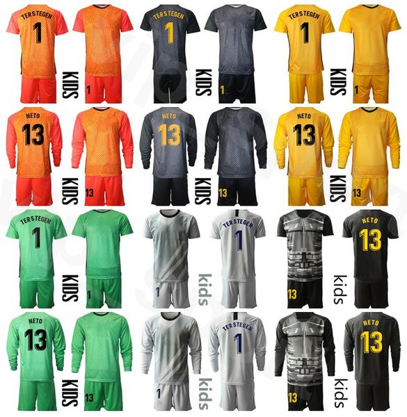 kids goalkeeper youth 13 norberto neto jersey 1 marc andre ter stegen goalie 1 victor valdes antoni children set football shirt kits bsln, Black
kids goalkeeper youth 13 norberto neto jersey 1 marc andre ter stegen goalie 1 victor valdes antoni children set football shirt kits bsln, Black
