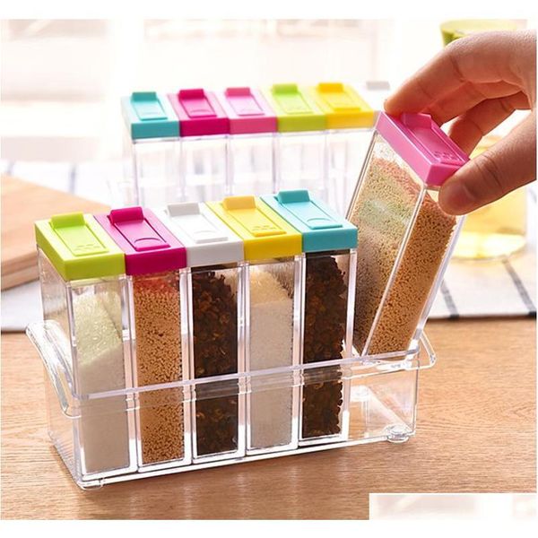 6pcs/set spice jar seasoning box 6pcs/set kitchen spice storage bottle jars transparent pp salt pepper cumin jllaxs xhlight
6pcs/set spice jar seasoning box 6pcs/set kitchen spice storage bottle jars transparent pp salt pepper cumin jllaxs xhlight