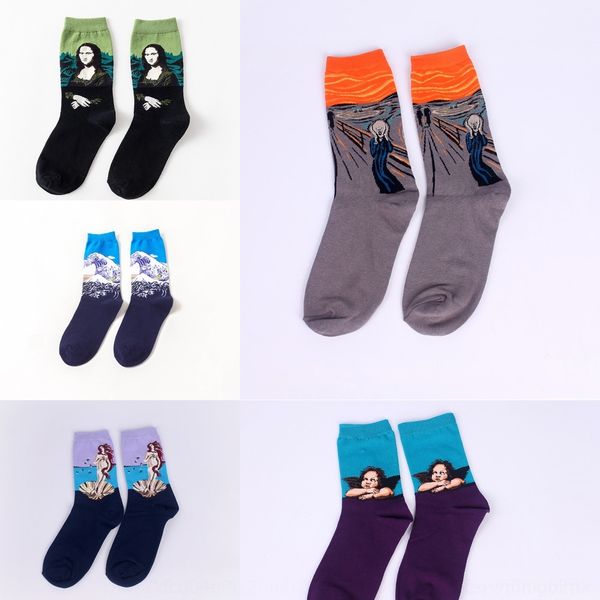 9z4ju new fashion and oil painting mona lisa socks socks personality art oil painting starry sky cotton men's men's middle tube xk, Black
9z4ju new fashion and oil painting mona lisa socks socks personality art oil painting starry sky cotton men's men's middle tube xk, Black
