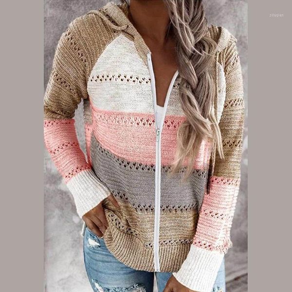 2020 autumn v neck patchwork hooded sweater women casual long sleeve knitted sweater winter striped elegant jumpers1, White
2020 autumn v neck patchwork hooded sweater women casual long sleeve knitted sweater winter striped elegant jumpers1, White