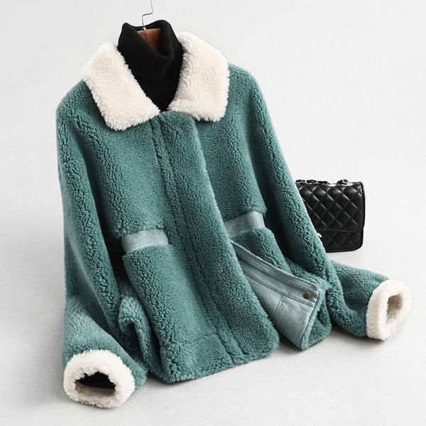 wool jacket autumn winter coat women clothes 2020 korean vintage real fur coat sheep shearling women abrigo mujer kqn593701, Black
wool jacket autumn winter coat women clothes 2020 korean vintage real fur coat sheep shearling women abrigo mujer kqn593701, Black