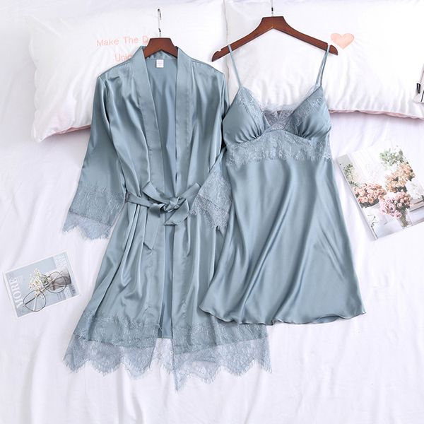 2021 new women's spring summer silk pijamas sets solid female nightgowns v neck with lace sleepwear short night dress pnxk, Black;red
2021 new women's spring summer silk pijamas sets solid female nightgowns v neck with lace sleepwear short night dress pnxk, Black;red