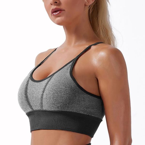 gym clothing 40# sports bras quick-drying exercisefitness vest seamless yoga wear underwear bra set g-string active, White;black
gym clothing 40# sports bras quick-drying exercisefitness vest seamless yoga wear underwear bra set g-string active, White;black