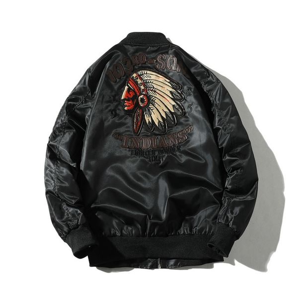 2021 new embroidered male hip hop distinctive retro head baseball men's spring jacket 3hx2 leim, Black;brown
2021 new embroidered male hip hop distinctive retro head baseball men's spring jacket 3hx2 leim, Black;brown