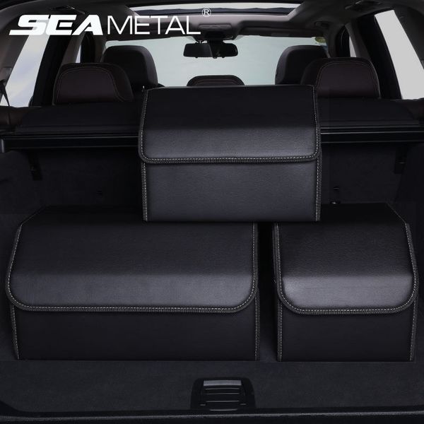 car trunk organizer storage box pu leather auto organizers bag folding trunk storage pockets for vehicle sedan suv accessories lj201119, Blue;pink
car trunk organizer storage box pu leather auto organizers bag folding trunk storage pockets for vehicle sedan suv accessories lj201119, Blue;pink