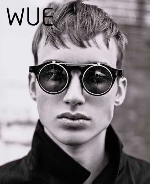 sunglasses 2021 fashion vintage round steampunk flip up classic double layer clamshell design sun glasses, White;black
sunglasses 2021 fashion vintage round steampunk flip up classic double layer clamshell design sun glasses, White;black
