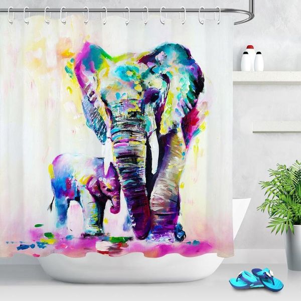 oil painting elephants shower curtain colorful artwork abstract animal family kids bathroom decor waterproof fabric bath curtain1
oil painting elephants shower curtain colorful artwork abstract animal family kids bathroom decor waterproof fabric bath curtain1