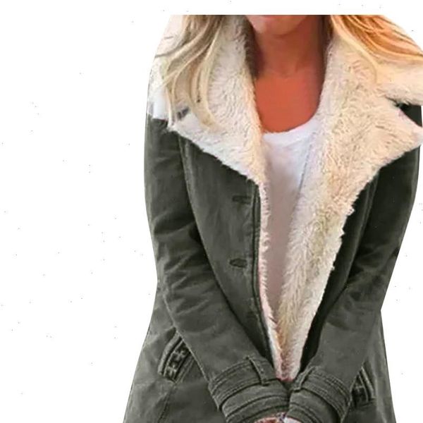 women plus size warm coats composite plush button lapels jacket outwearcoat thick lady winter pockets solid coats t2g, Black;brown
women plus size warm coats composite plush button lapels jacket outwearcoat thick lady winter pockets solid coats t2g, Black;brown