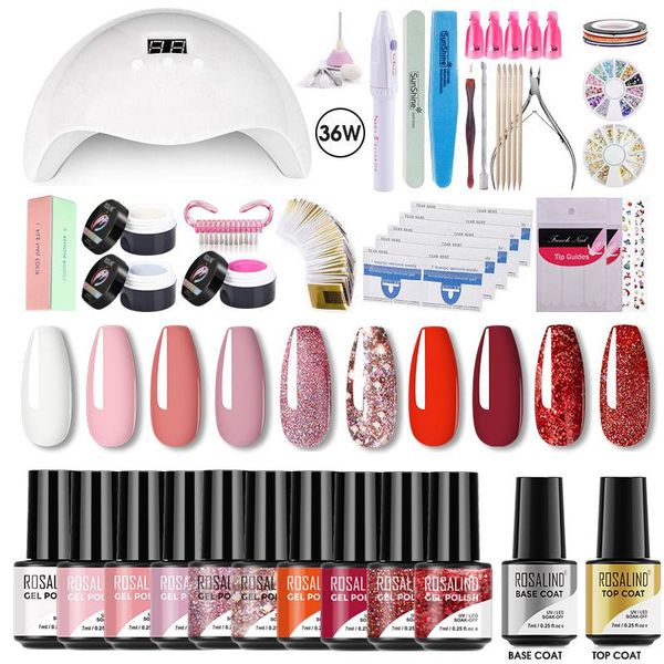 nail art kits rosalind manicure set for tools 33/18 pcs uv led lamp building electric drill varnishes gel polish kit
nail art kits rosalind manicure set for tools 33/18 pcs uv led lamp building electric drill varnishes gel polish kit