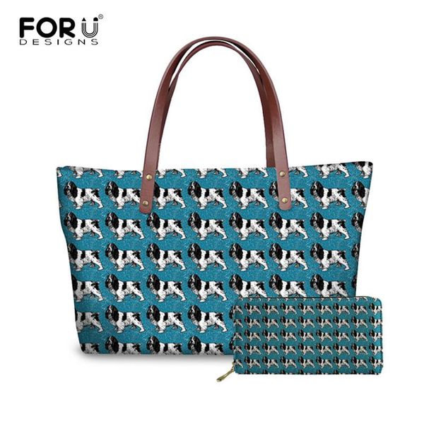 forudesigns cocker spaniel pattern women bag 2pcs/set purses and handbags ladies shoulder bags big capacity causal totes bolsos
forudesigns cocker spaniel pattern women bag 2pcs/set purses and handbags ladies shoulder bags big capacity causal totes bolsos