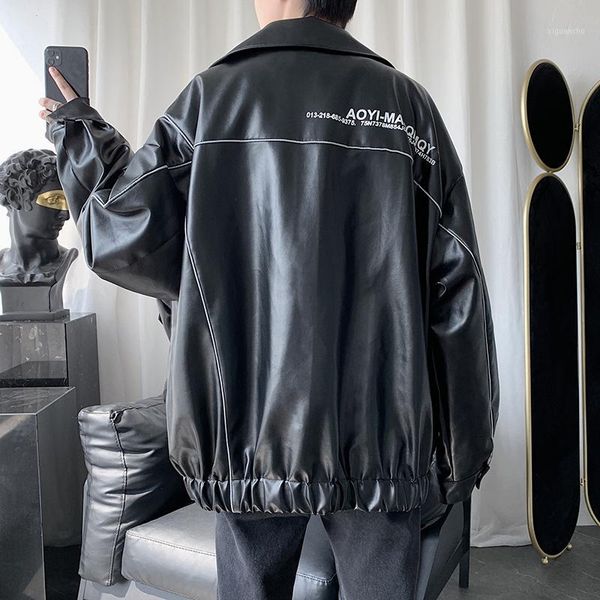 2020 men jackets winter leather biker coats for men fashion clothing black loose streetwear motorcycle jacket and windbreakers1
2020 men jackets winter leather biker coats for men fashion clothing black loose streetwear motorcycle jacket and windbreakers1