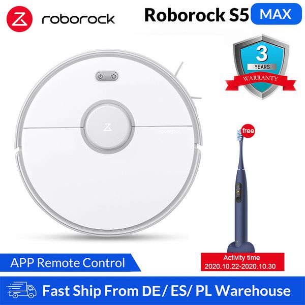 new roborock s5 max xiaomi robot vacuum cleaner for home smart sweeping robotic cleaning mope upgrade of roborock s50 s55 mi robot
new roborock s5 max xiaomi robot vacuum cleaner for home smart sweeping robotic cleaning mope upgrade of roborock s50 s55 mi robot