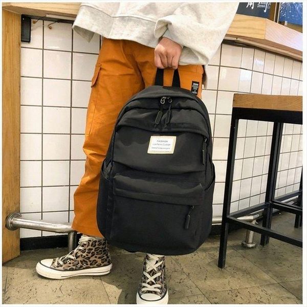 girl bag for school teenage backpack women oxford waterproof large book bag big black leisure college style teen school 2019
girl bag for school teenage backpack women oxford waterproof large book bag big black leisure college style teen school 2019